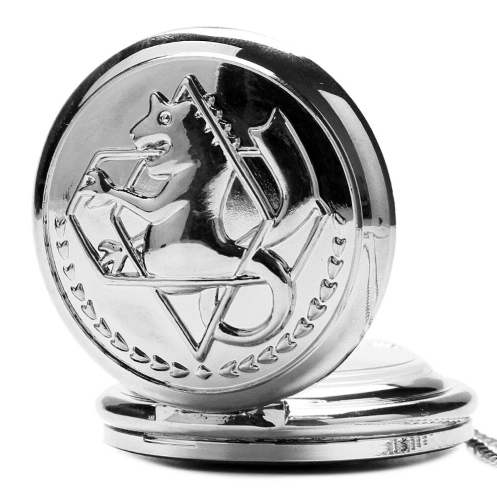 Animate Fullmetal Alchemist Design Quartz Analog Pocket Watch