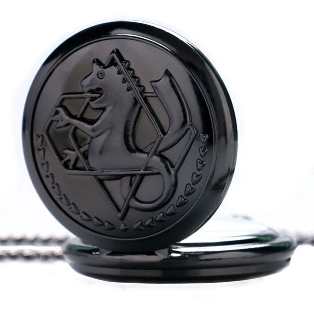 Animate Fullmetal Alchemist Design Quartz Analog Pocket Watch