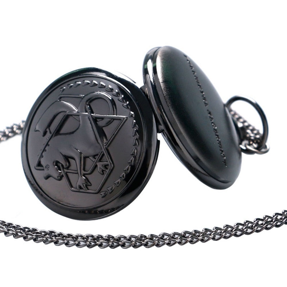 Animate Fullmetal Alchemist Design Quartz Analog Pocket Watch