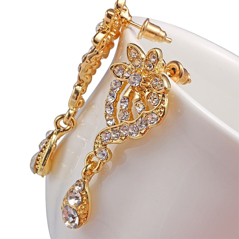 Women's Dresses Accessories Cubic Necklace Earrings Set