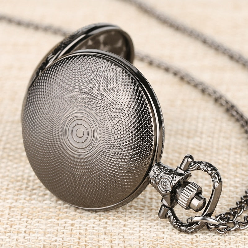Retro Plated Physical Bitcoin Coins Ruble Replica BTC Quartz Pocket Watch