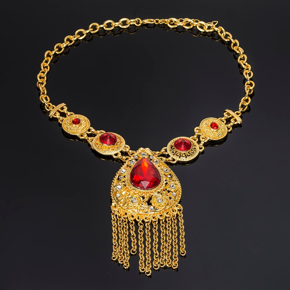 Trendy Necklace Earrings Bracelet Set For Women