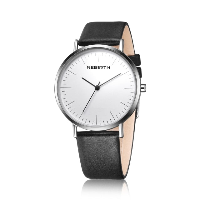 vintage classic Quartz Wristwatch Elegant Simple Leather Strap Watch