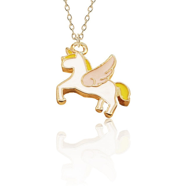 Fashion Unicorn Pendant Necklace