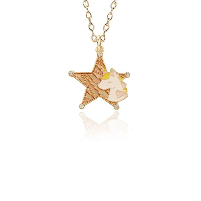 Fashion Unicorn Pendant Necklace