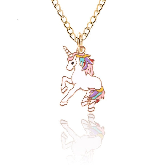 Fashion Unicorn Pendant Necklace
