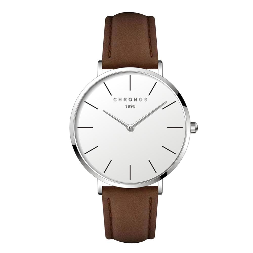Chronos 1898 Men Women Simple Quartz Watch