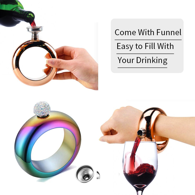 Bangle Bracelet Flask
