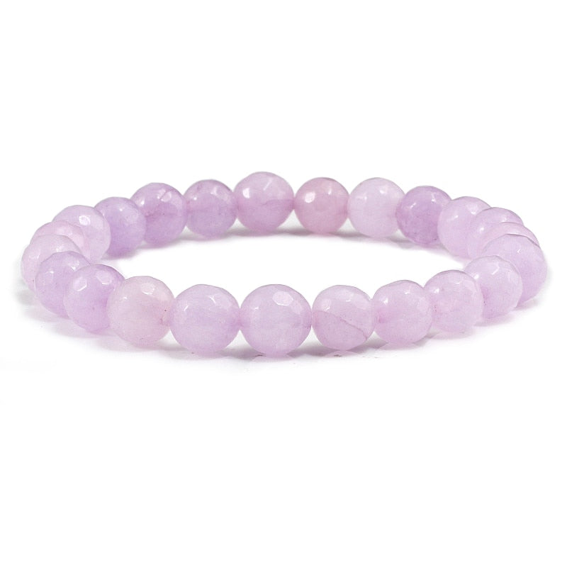 Purple Agates Natural Weathered Gem Stone Bead Strand Women