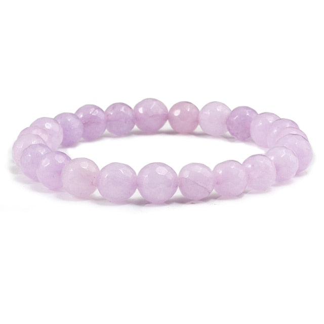 Purple Agates Natural Weathered Gem Stone Bead Strand Women