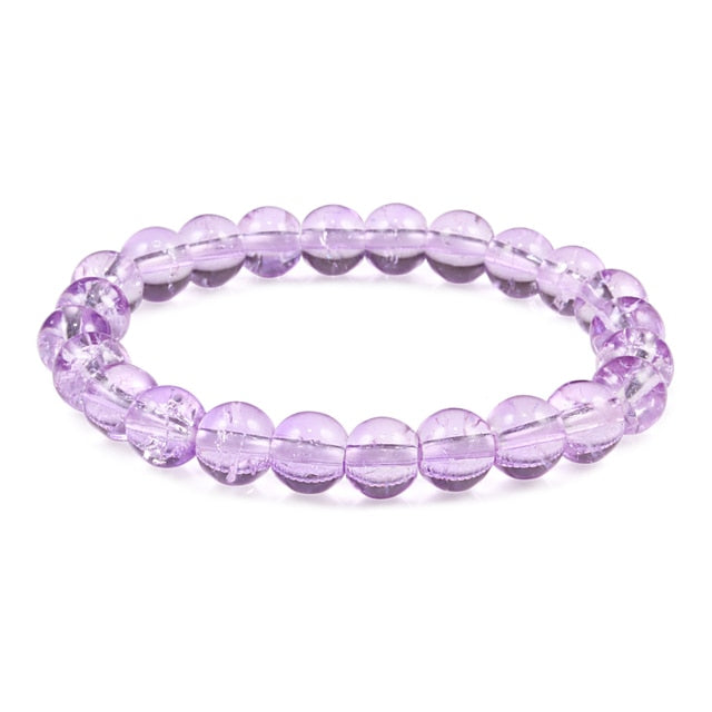 Purple Agates Natural Weathered Gem Stone Bead Strand Women
