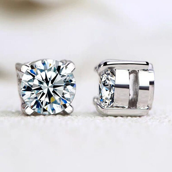 Clip para la oreja con personalidad, sin orejas, con imán de piedra y viento frío para hombres y mujeres.