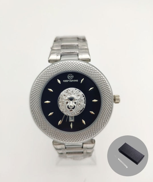 Luxury Casual Waterproof Quartz Men Waterproof Stainles Steel Wrist Watch