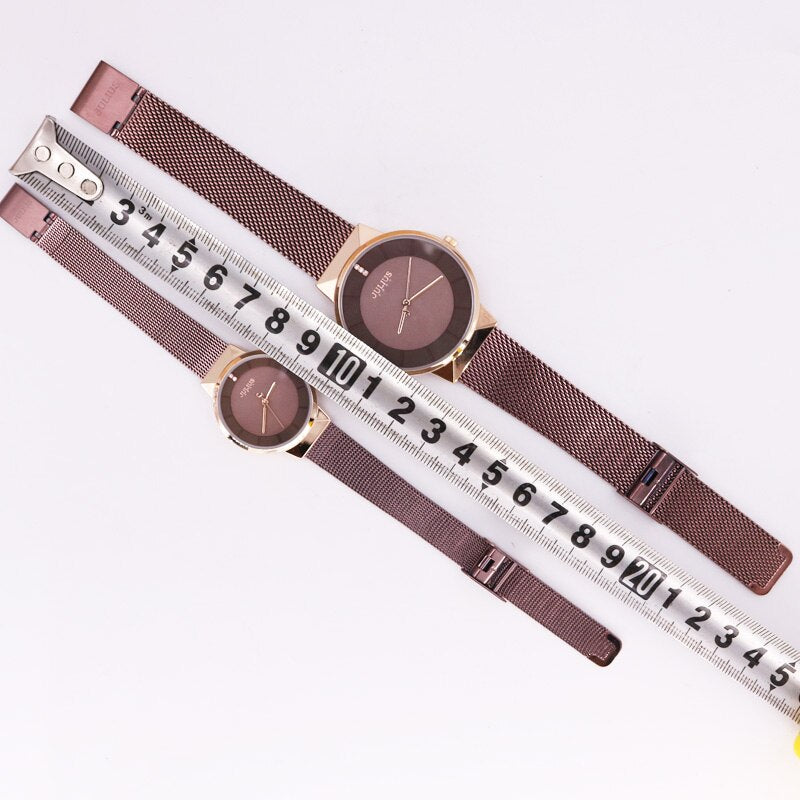 Japan Quartz Couple Hours Fine Business Watch