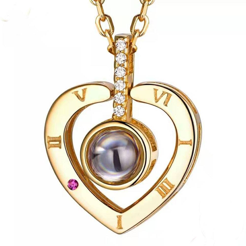 100 Language I Love You Stainless Steel Pendant