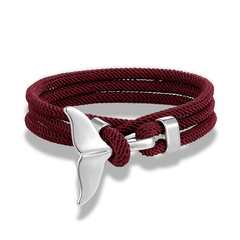 Fashion Whale Tail Anchor Bracelets