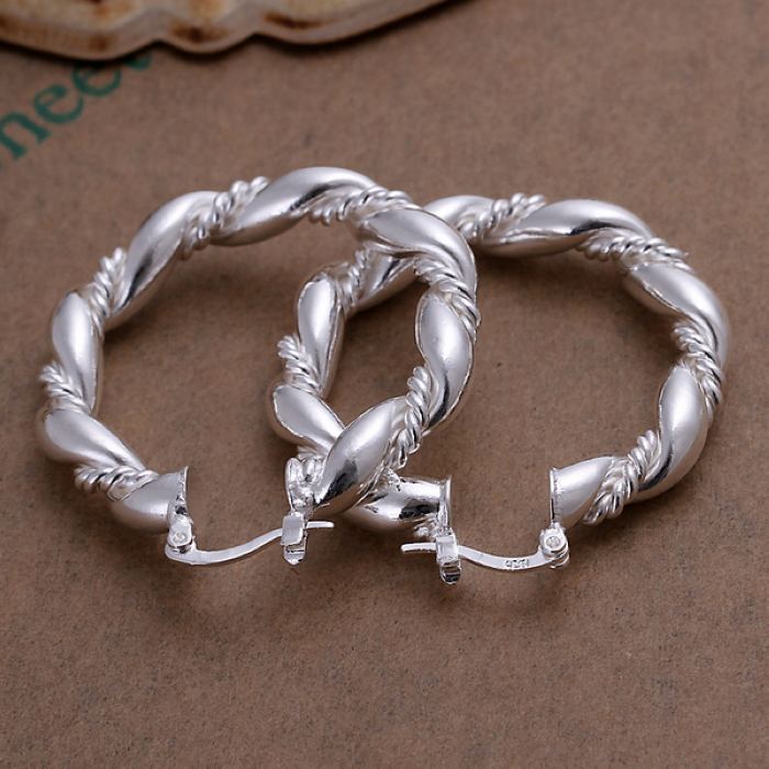 Fashion high quality jewelry silver color earrings