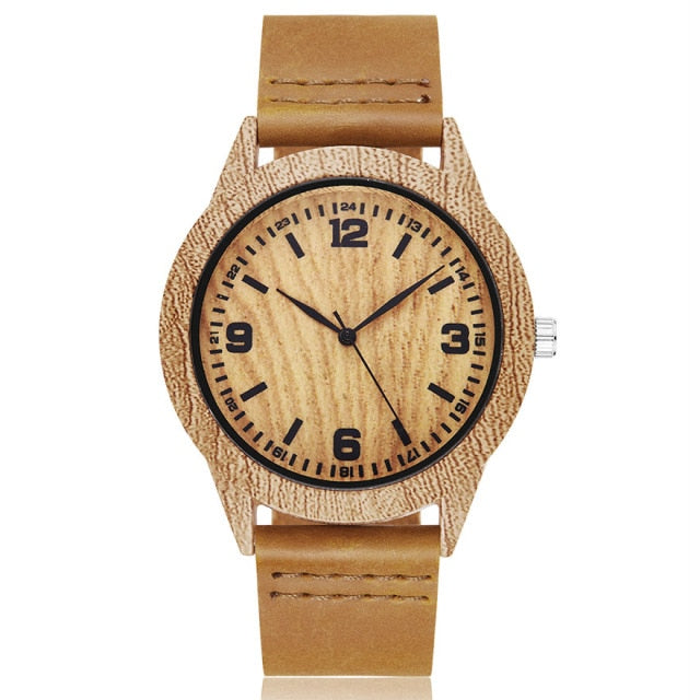 Animal Deer Imitation Wood Watch