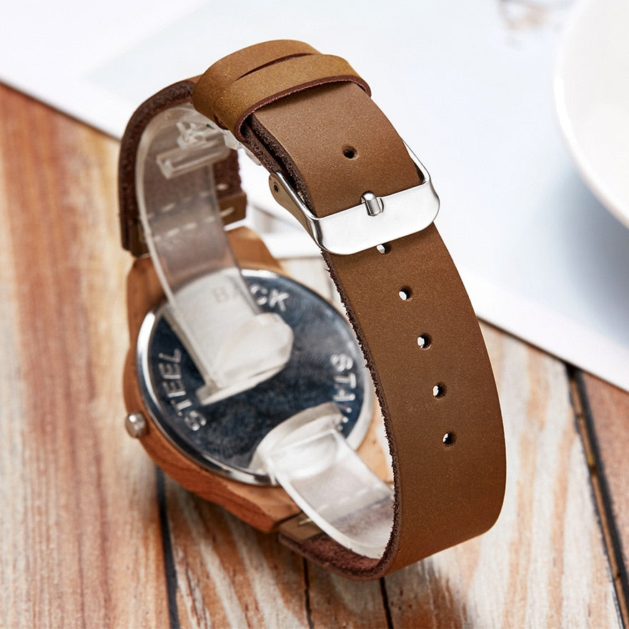 Animal Deer Imitation Wood Watch