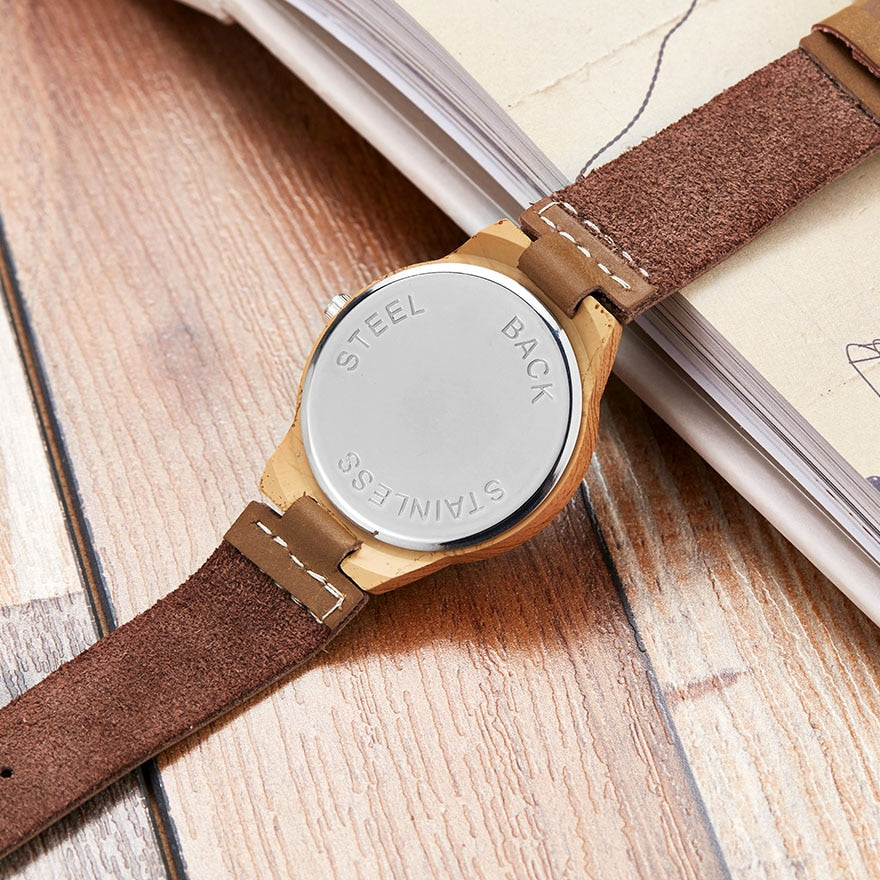 Animal Deer Imitation Wood Watch