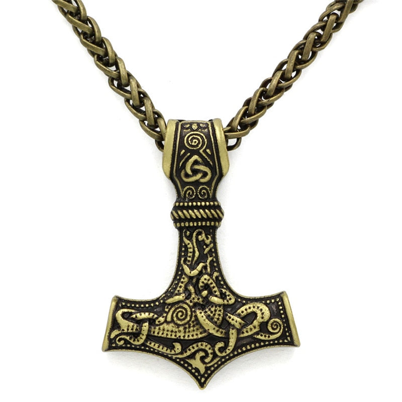 Thor hammer Mjolnir Vikings Necklaces