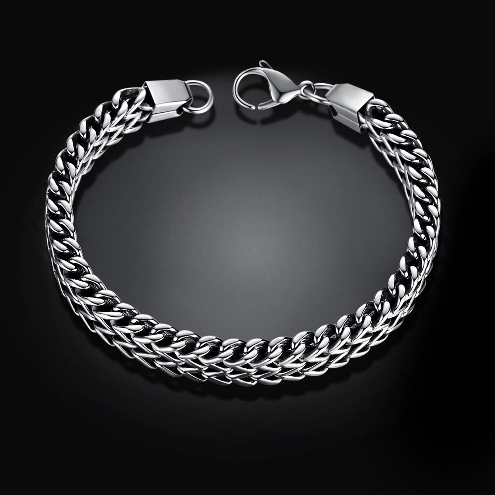 Double Side Snake Chain- pulseira Bracelet