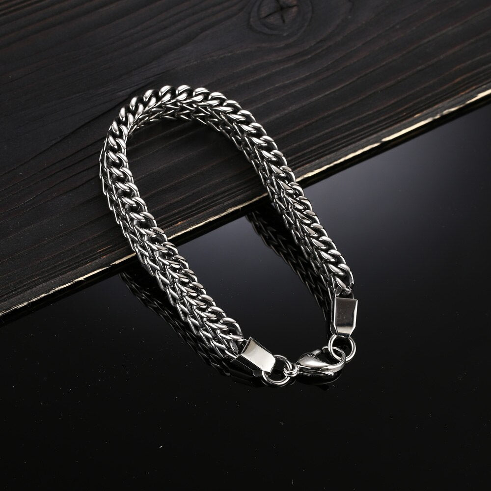 Double Side Snake Chain- pulseira Bracelet