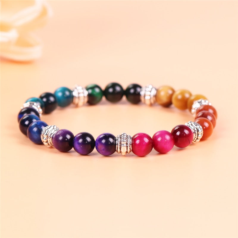 Natural Stone 7 Chakra Bracelets