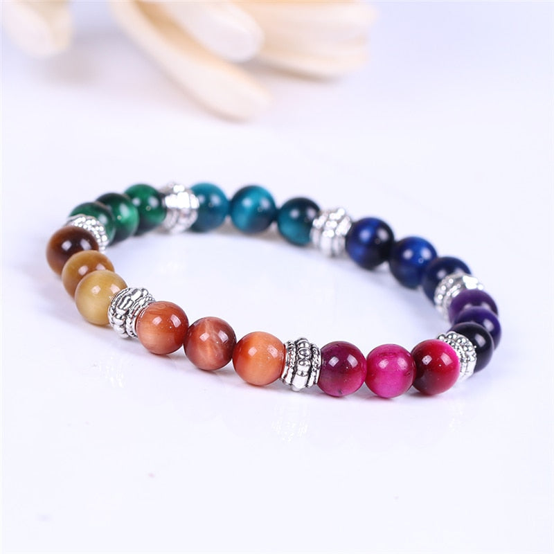 Natural Stone 7 Chakra Bracelets