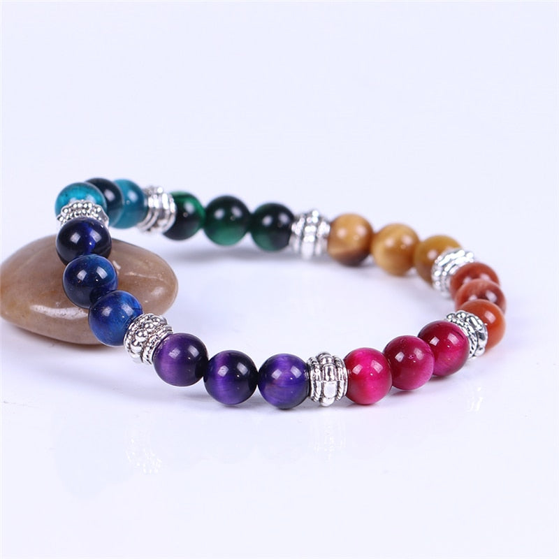 Natural Stone 7 Chakra Bracelets