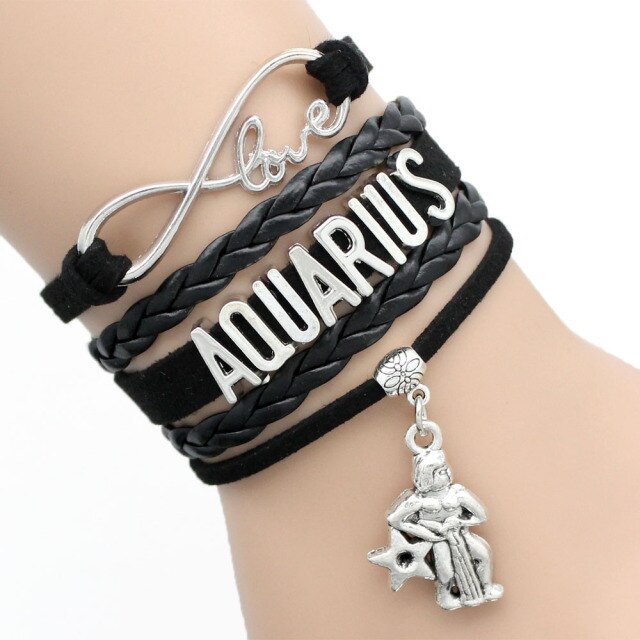 Aries Taurus Gemini Cancer 12 Constellations Zodiac Bracelets