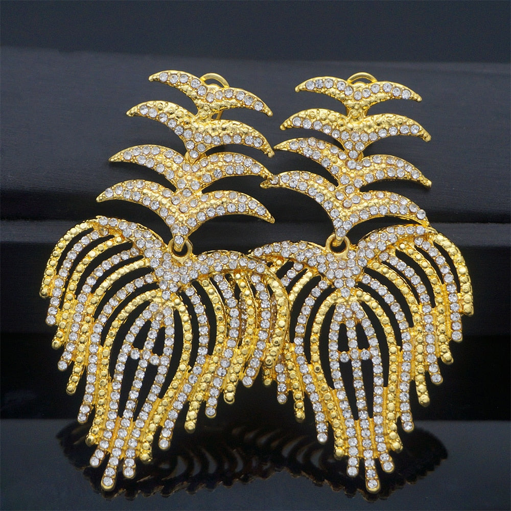 women necklace bridal jewelry sets stone pendant EARRING SETS