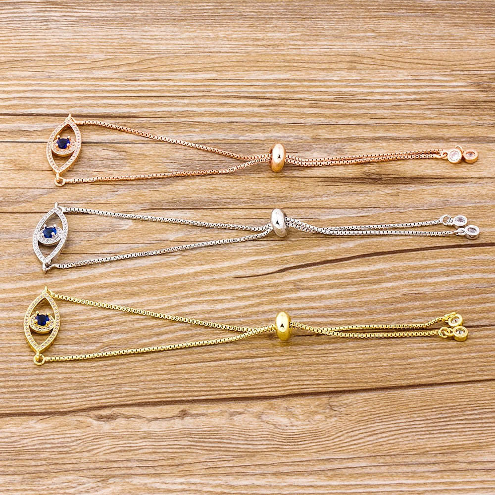 Luxury  Classic Evil Eye Charm Bracelet