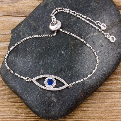 Luxury  Classic Evil Eye Charm Bracelet