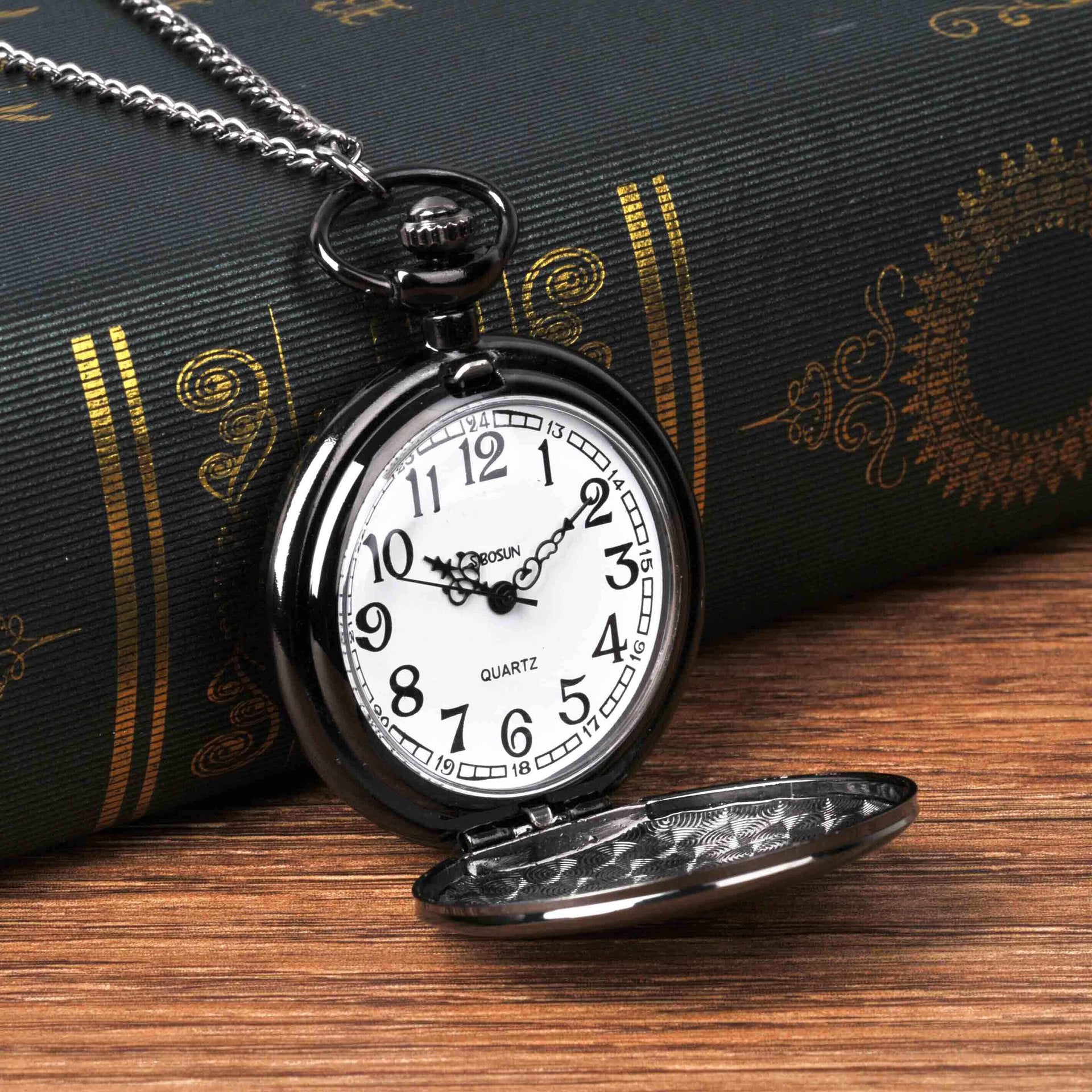 Fashion vintage lettering "TO MY DAD Quartz Pocket Watch