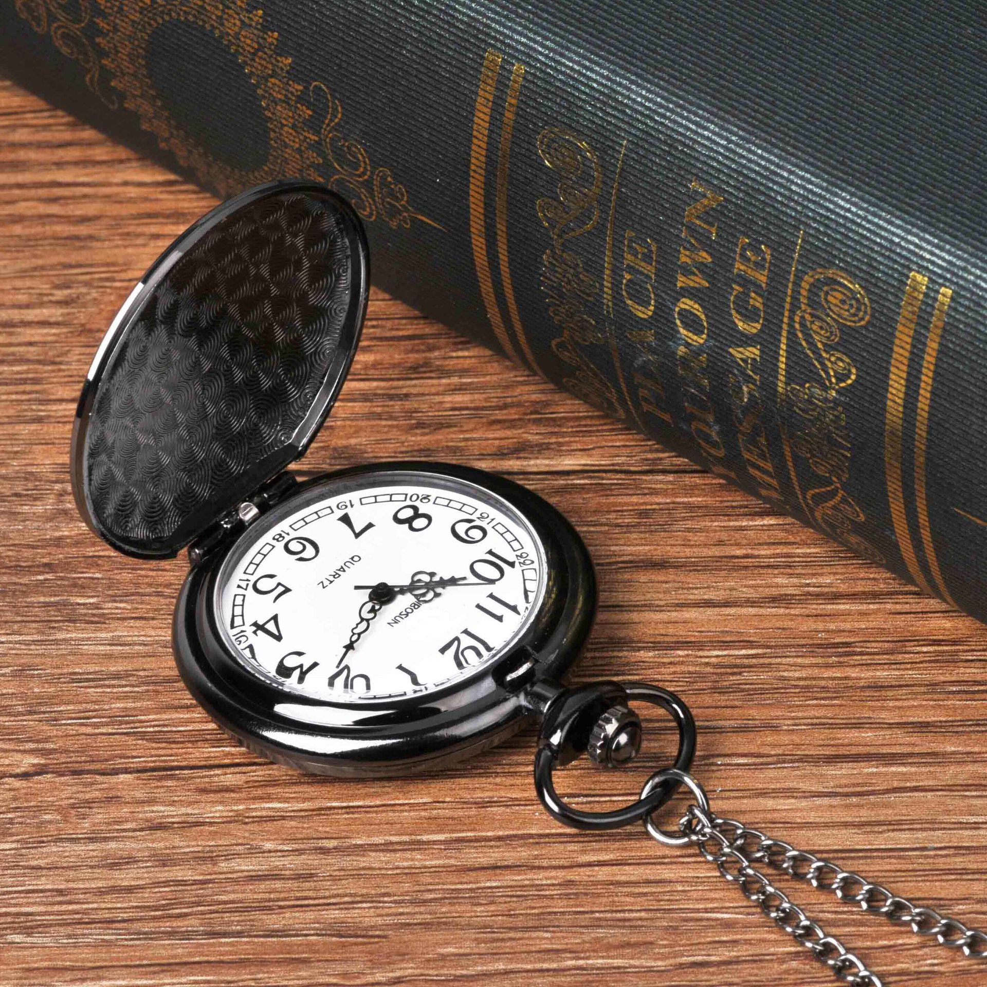 Fashion vintage lettering "TO MY DAD Quartz Pocket Watch