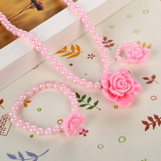 Best Baby Pink Girl Kids Jewelry Set