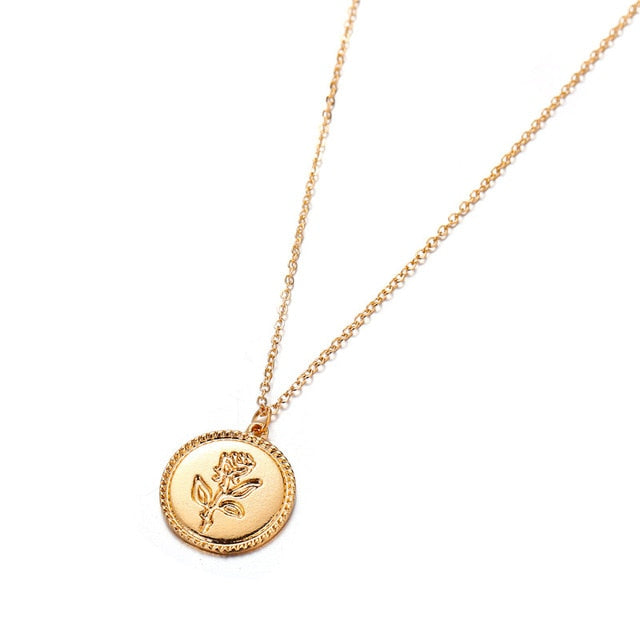 Ahmed Vintage Coin Pendant Necklaces