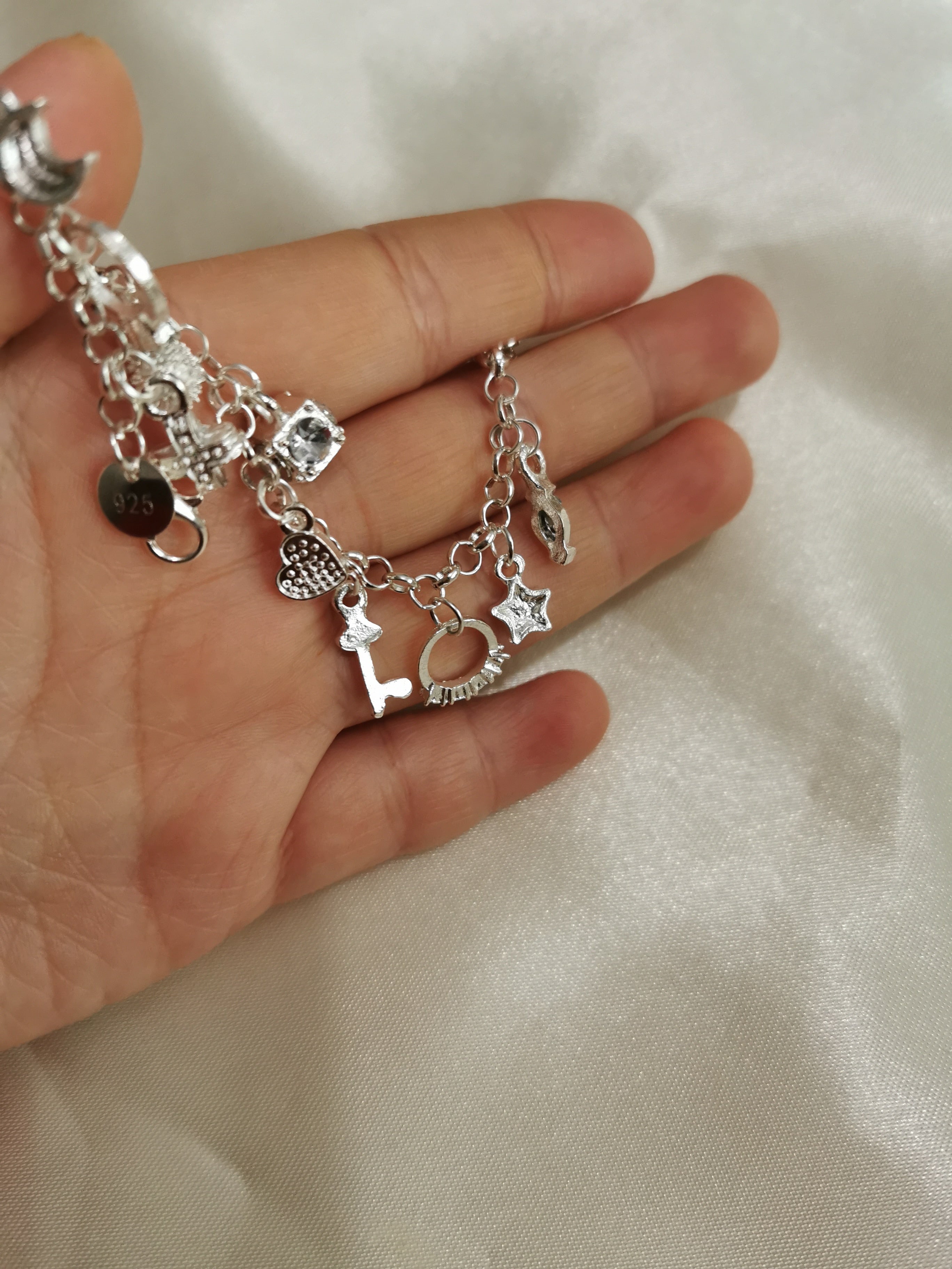 Fashion Trendy Jewelry Chic Silver Color Plated Bracelet