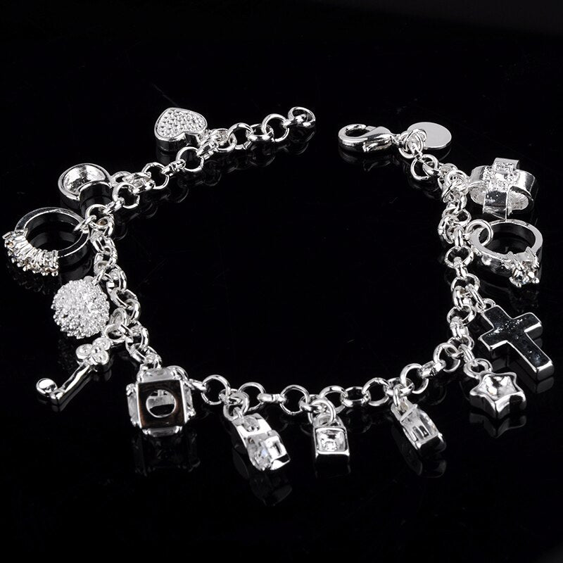 Fashion Trendy Jewelry Chic Silver Color Plated Bracelet