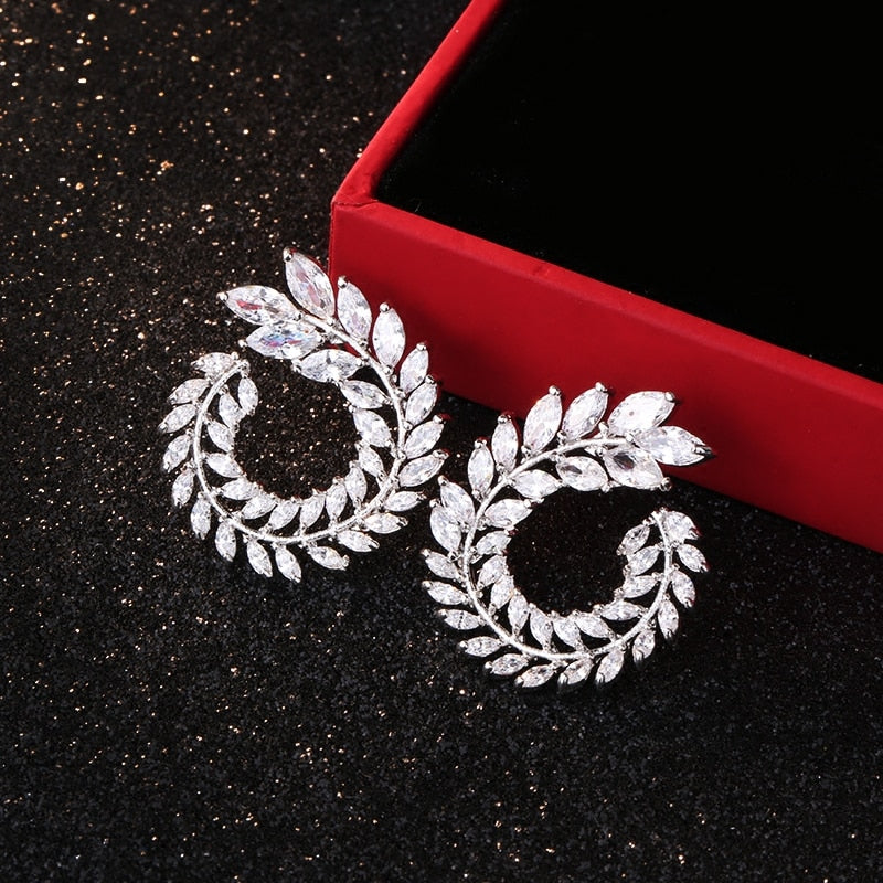 Geometric  Big Round Stud Earrings