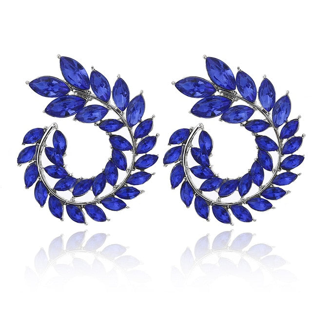 Geometric  Big Round Stud Earrings