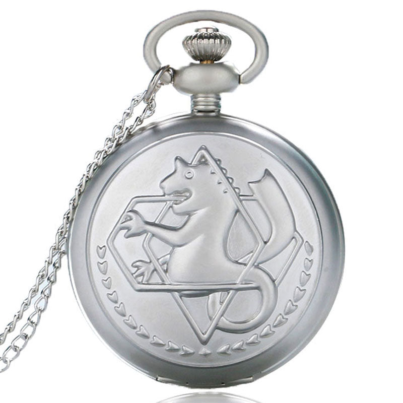 Vintage Fullmetal Alchemist Quartz Pocket Watch