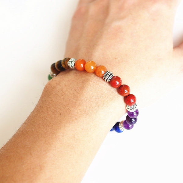 Pulsera de 7 chakras con piedras mixtas
