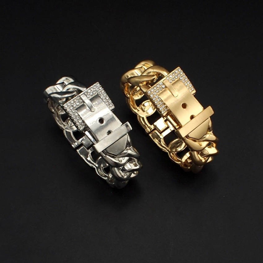 Classic Rhinestones Metal Bracelets For Women