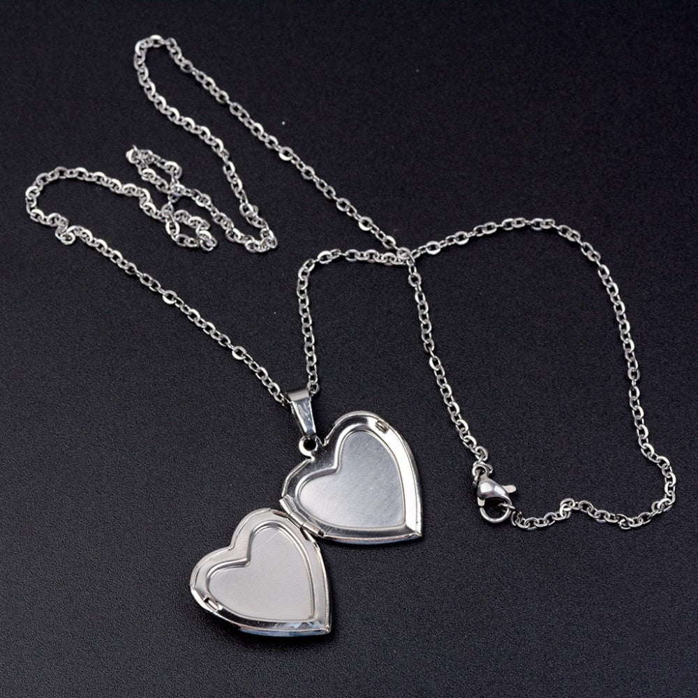 Peach Heart Love Pendant Necklace