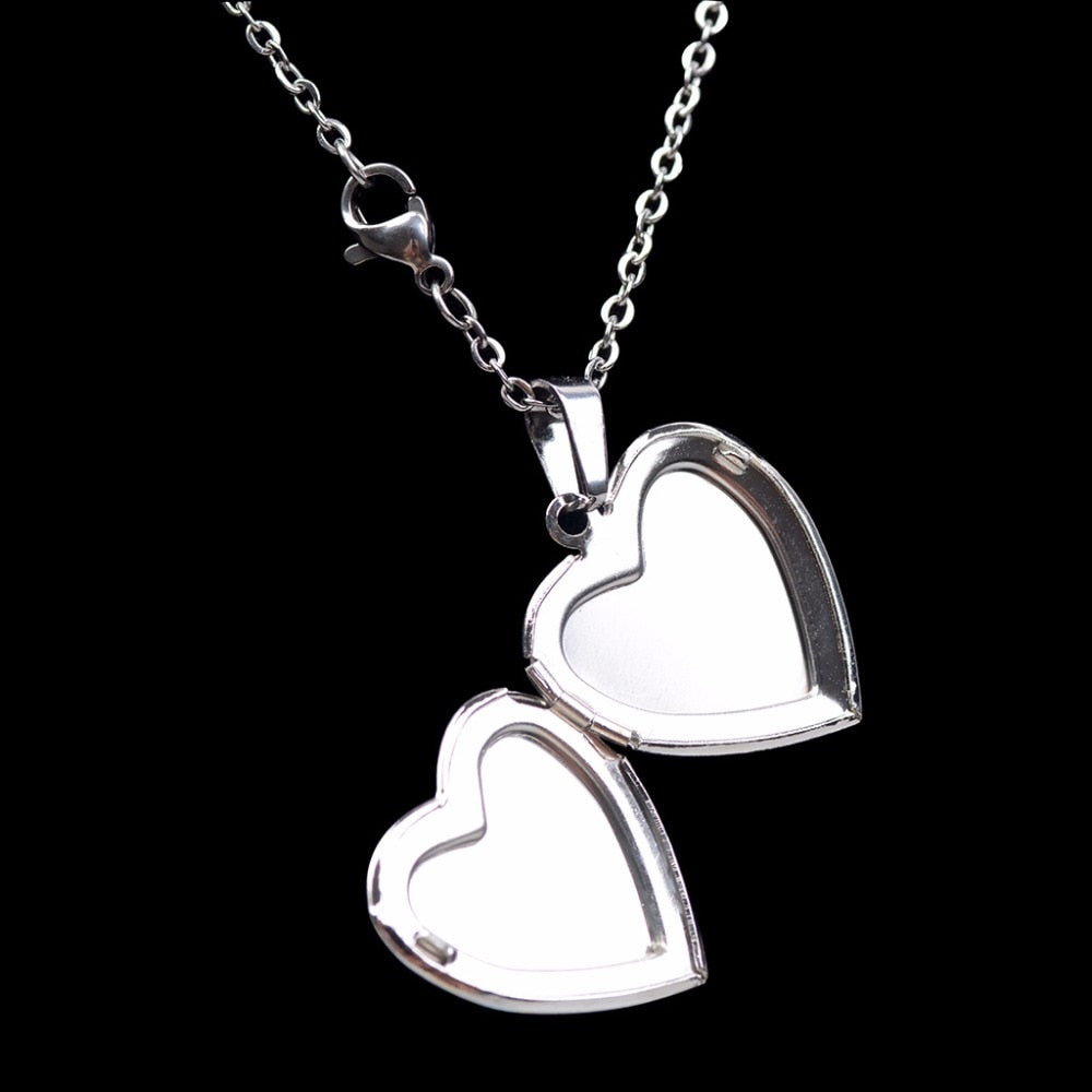Peach Heart Love Pendant Necklace