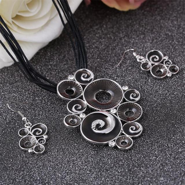 Dark Blue Charming Jewelry Set For Women