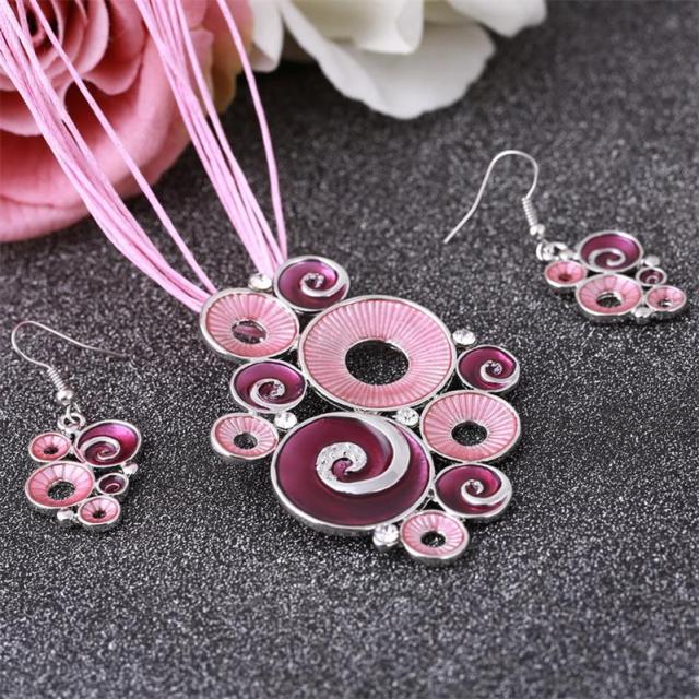 Dark Blue Charming Jewelry Set For Women