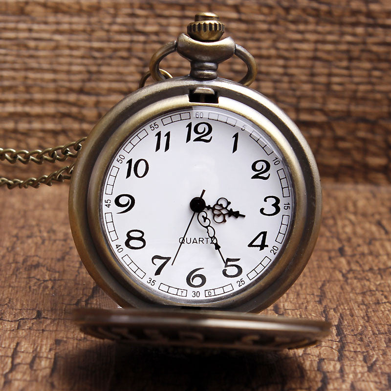 Fashion DEFENDING LIBERTY SINCE  Quartz Necklace Mens Women Pocket Watch